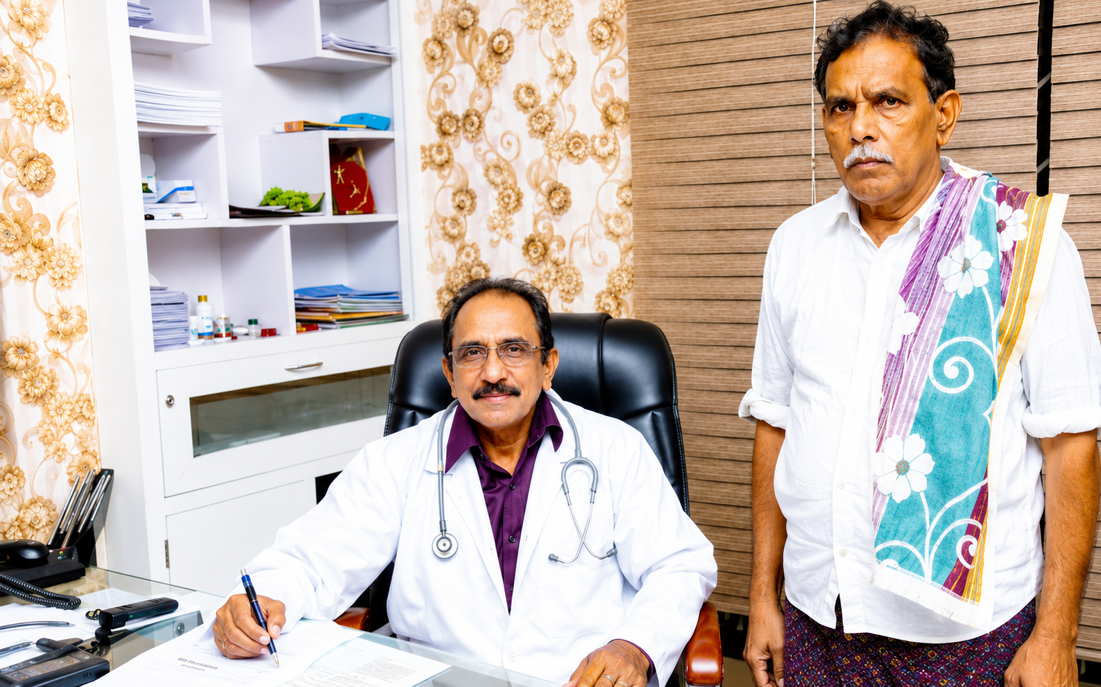 Dr Y Sheikh treating NASH and refractory gastritis patient at National Liver and Gastro Hospital Guntur