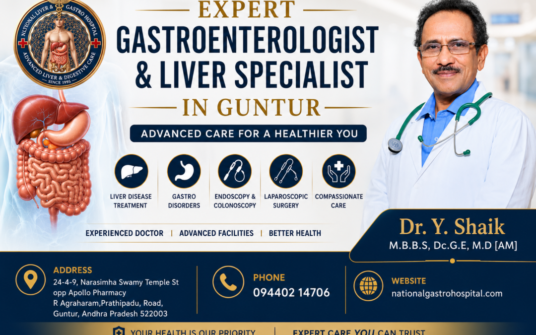 Expert Gastroenterologist & Liver Specialist in Guntur | National Liver & Gastro Hospital