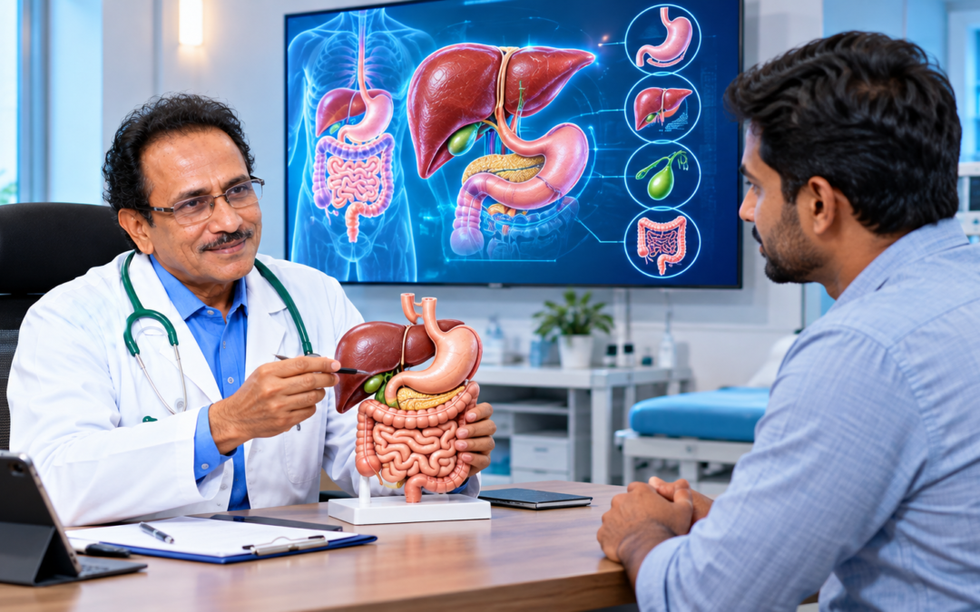 Gastro & Liver Care in Guntur for Persistent Stomach Pain, Acidity, Bloating and Liver Problems